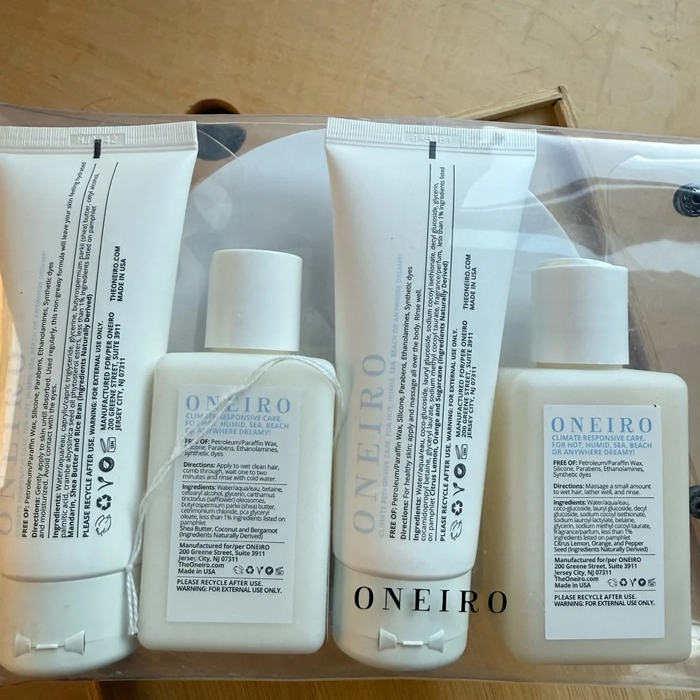 ONEIRO “Sunchasers” Travel-Size‎ Hydrate & Moisturize Set 🌞🧴